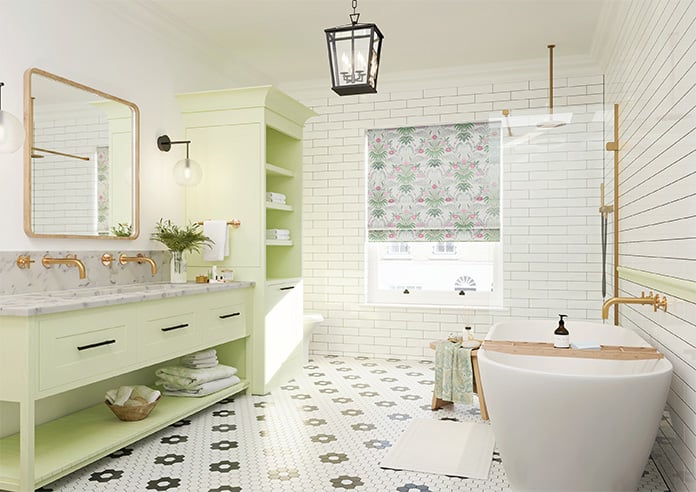 Cotswold Faux Silk, Candyfloss - Motorised Roman Blind - Image 6